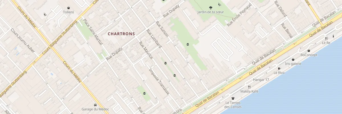 Plan du 31 Rue Lombard à Bordeaux