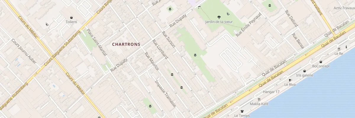 Plan du 16 Rue Surson à Bordeaux