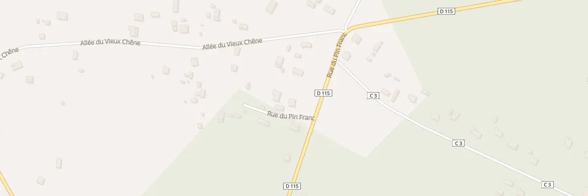 Plan du 5 Rue du Pin Franc à Louchats