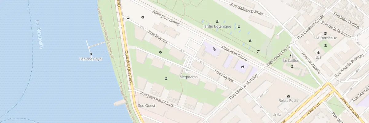 Plan du 11 Rue Nuyens à Bordeaux
