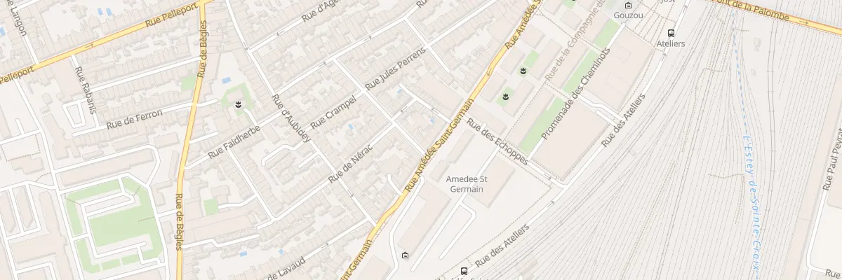 Plan du 36 Rue la Mothe à Bordeaux