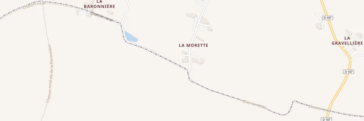 Plan du 8 Che de la Morette à Écuillé