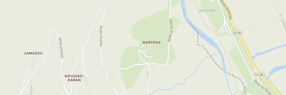 Plan du 5072 Labat d’Aubise à Borce