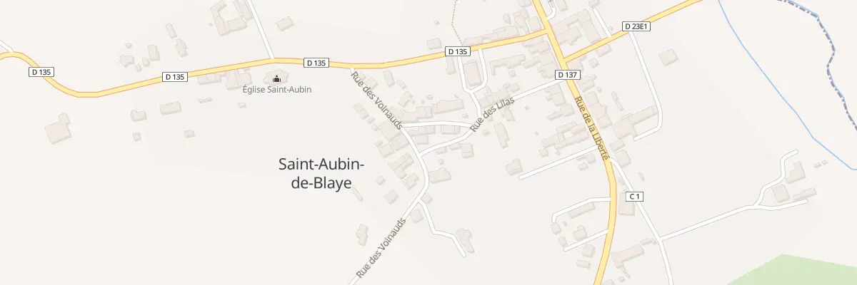 Plan du 119 Rue des Voinauds à Saint-Aubin-de-Blaye