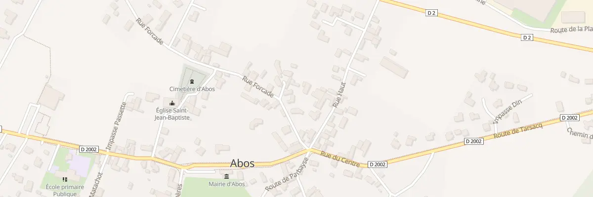 Plan du 6 Rue Forcade à Abos