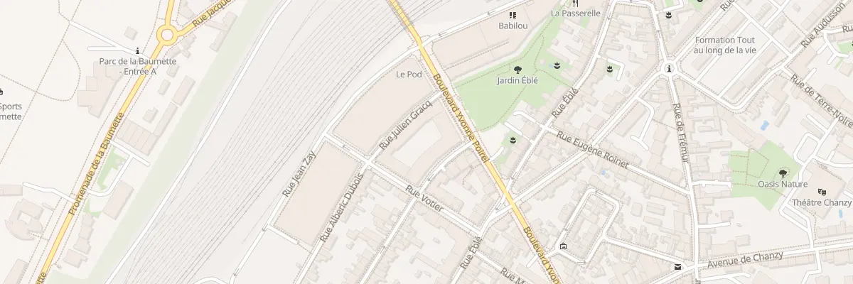Plan du 1 Rue Votier à Angers
