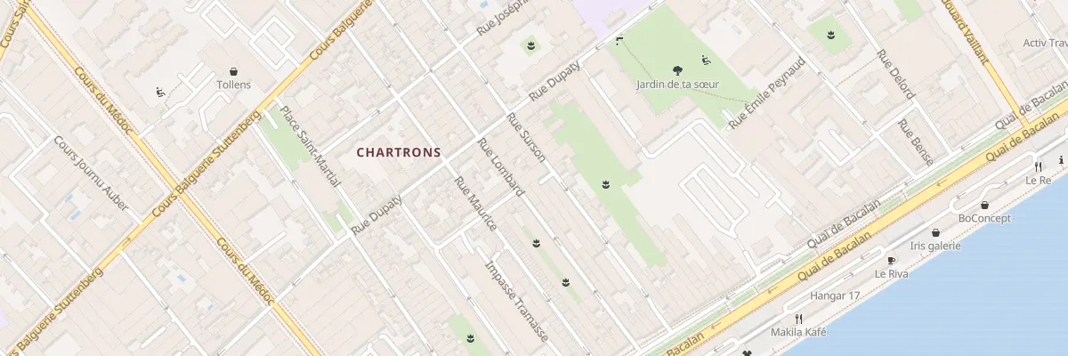 Plan du 39 Rue Lombard à Bordeaux