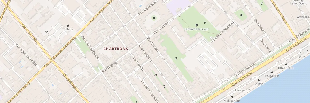 Plan du 36 Rue Surson à Bordeaux