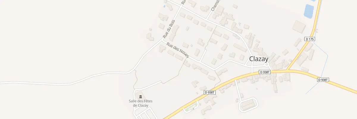 Plan du 15 Rue des Noues Clazay à Bressuire