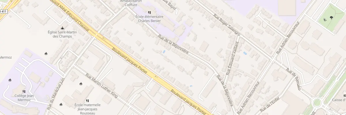 Plan du 26 Rue de la Béjonnière à Angers
