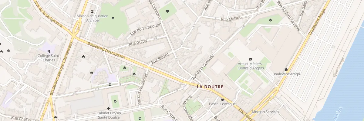 Plan du 16 Rue Lionnaise à Angers