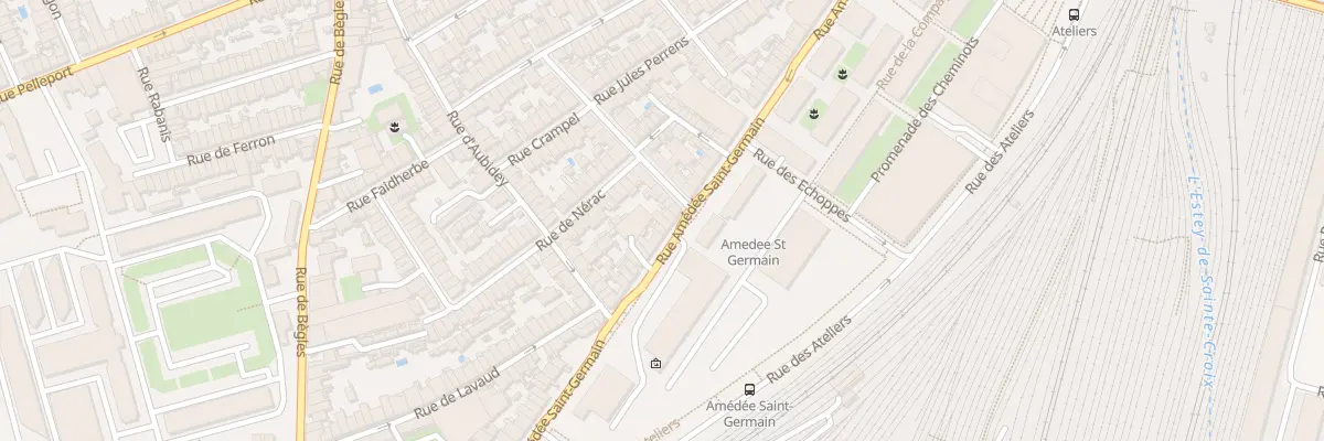 Plan du 106 Rue Amédée Saint-Germain à Bordeaux
