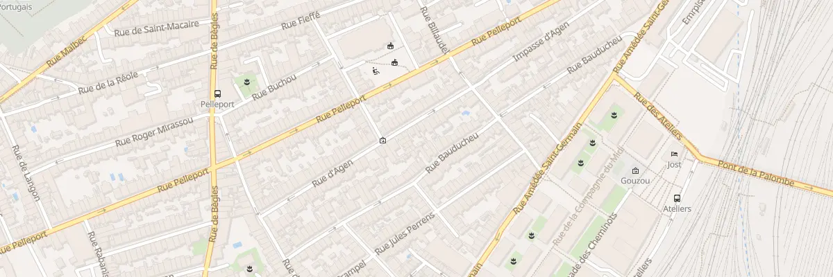 Plan du 63 Rue Agen à Bordeaux