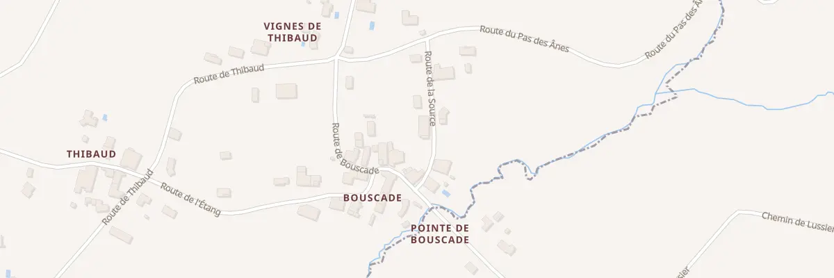 Plan du 66 Bouscade à Campugnan