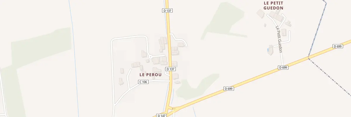 Plan du 4 Le Pérou à Saint-Dizant-du-Bois