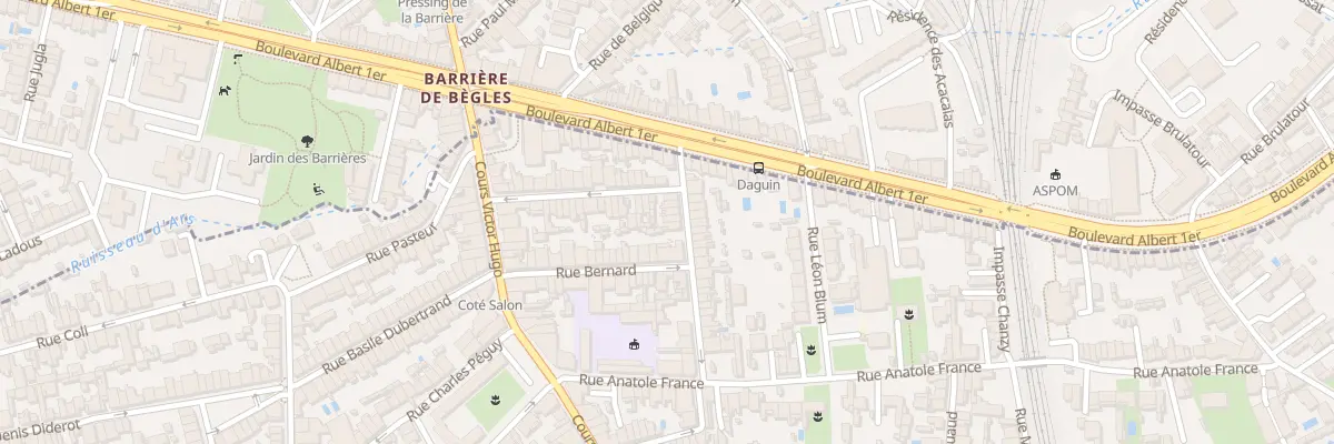 Plan du 26 Rue l’Et T Puyoou à Bègles