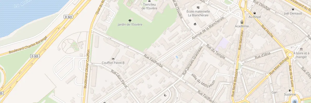 Plan du 20 Av de la Blancheraie à Angers