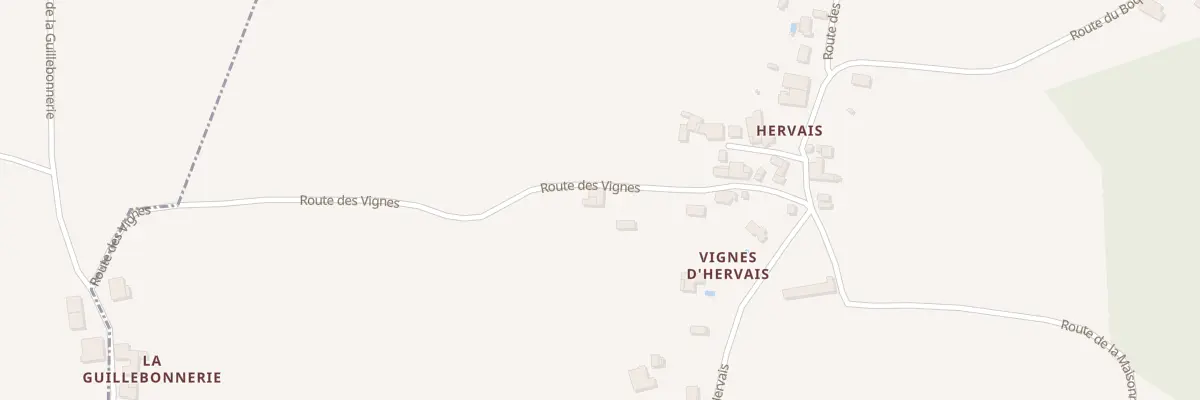 Plan du 8 Vignes d’Hervais à Campugnan