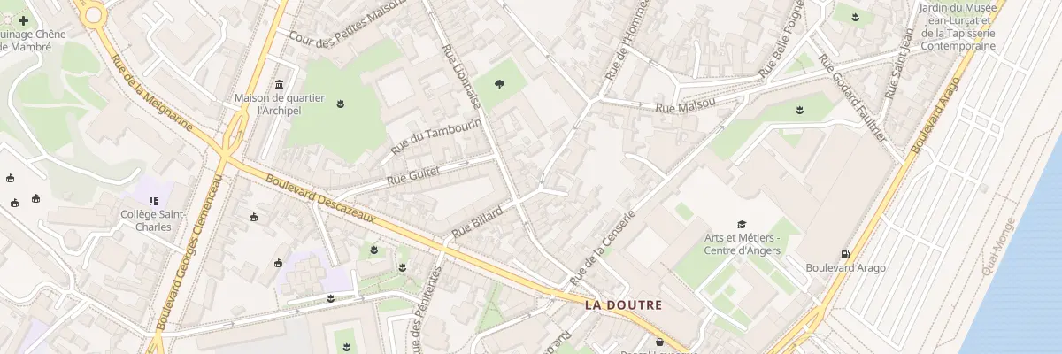 Plan du 30 Rue Lionnaise à Angers