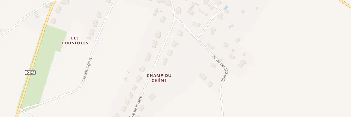 Plan du 19 Rue de la Gare à Mazeray