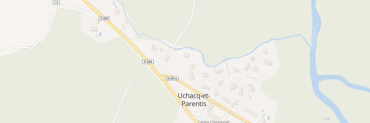 Plan du 2770 Rte de la Base à Uchacq-et-Parentis