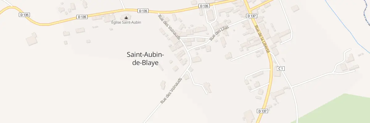 Plan du 146 Rue des Voinauds à Saint-Aubin-de-Blaye