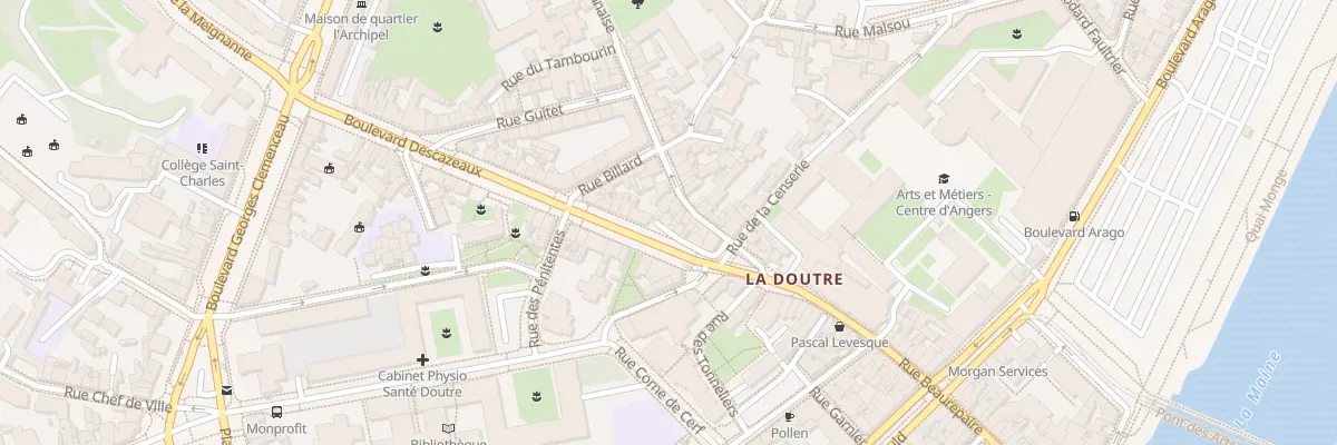 Plan du 11 Rue Lionnaise à Angers