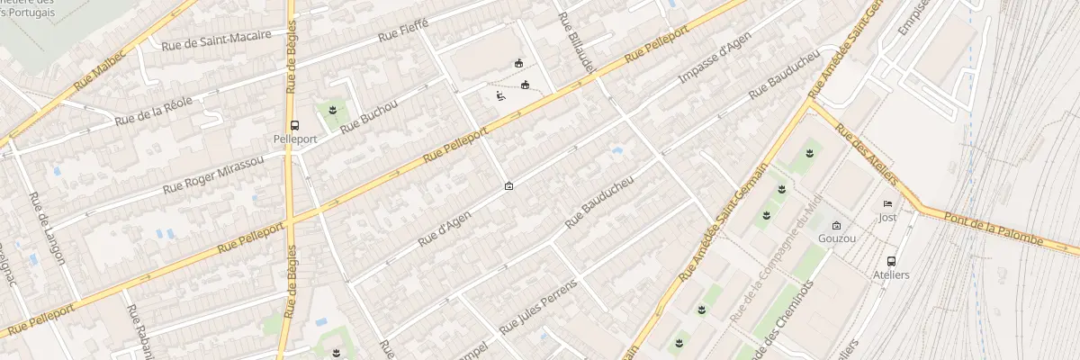 Plan du 59 Rue Agen à Bordeaux