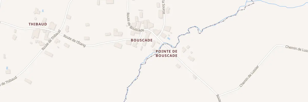 Plan du 228 Rte de Bouscade à Campugnan
