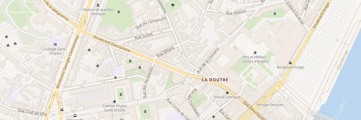 Plan du 15 Rue Lionnaise à Angers