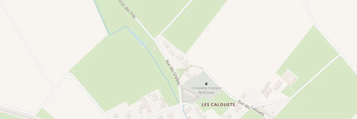 Plan du 6 Rue des Grippes à Thue et Mue