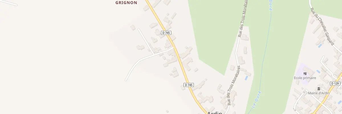 Plan du 13 Rte Julie d’Angennes à Ardin