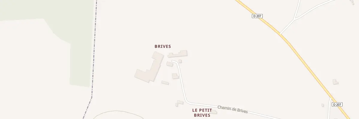 Plan du 11 Brives à Belgeard