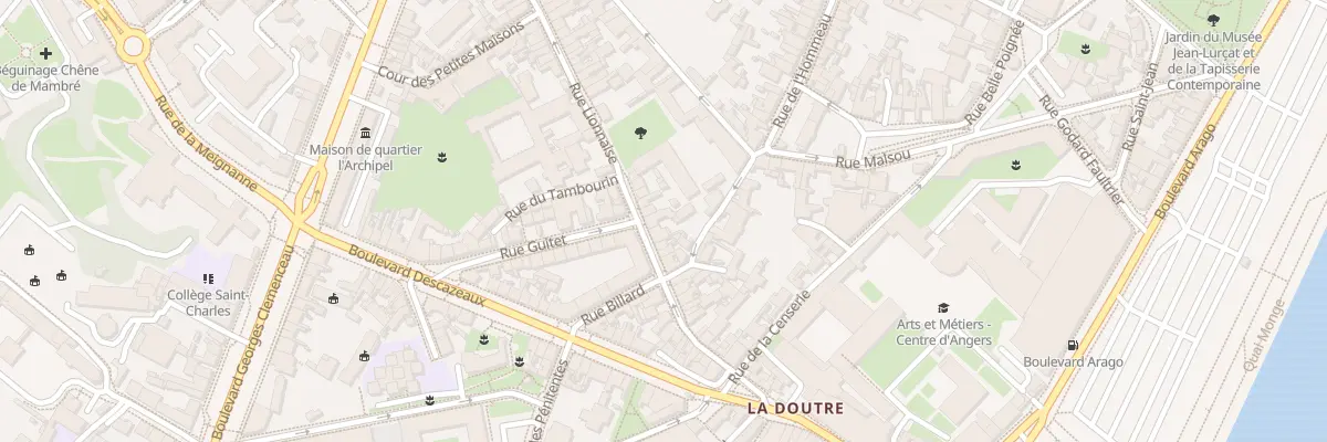 Plan du 36 Rue Lionnaise à Angers