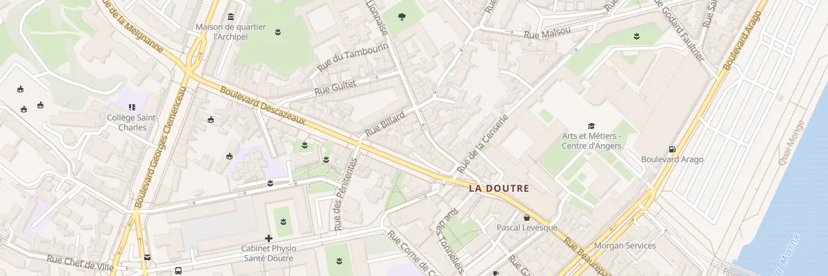 Plan du 17 Rue Lionnaise à Angers