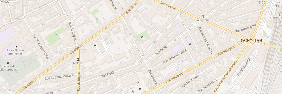 Plan du 98 Rue Billaudel à Bordeaux