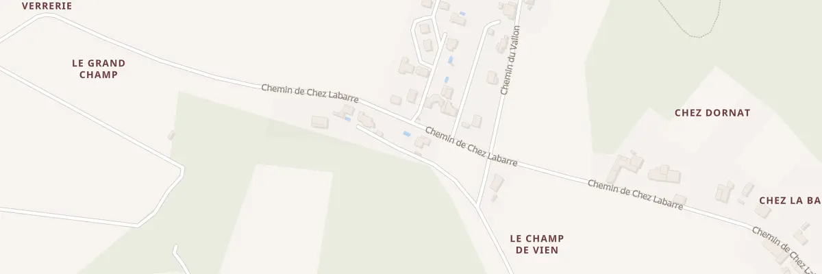 Plan du 28 Chem de Chez Labarre à Vénérand
