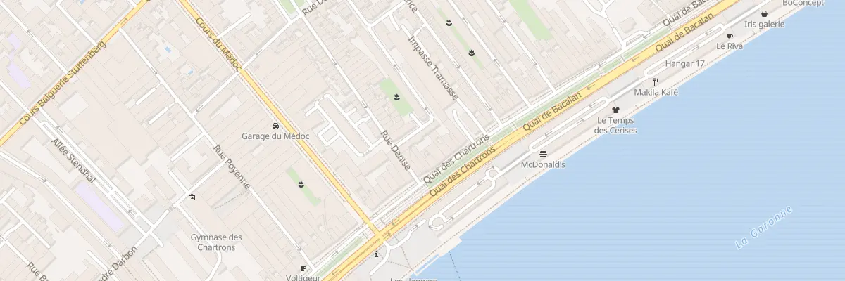 Plan du 9009 Rue Denise à Bordeaux