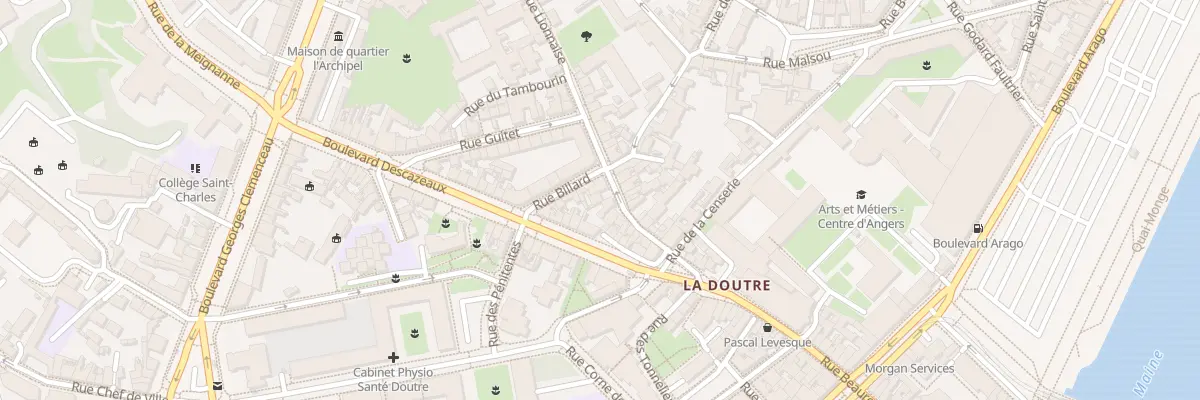 Plan du 19 Rue Lionnaise à Angers