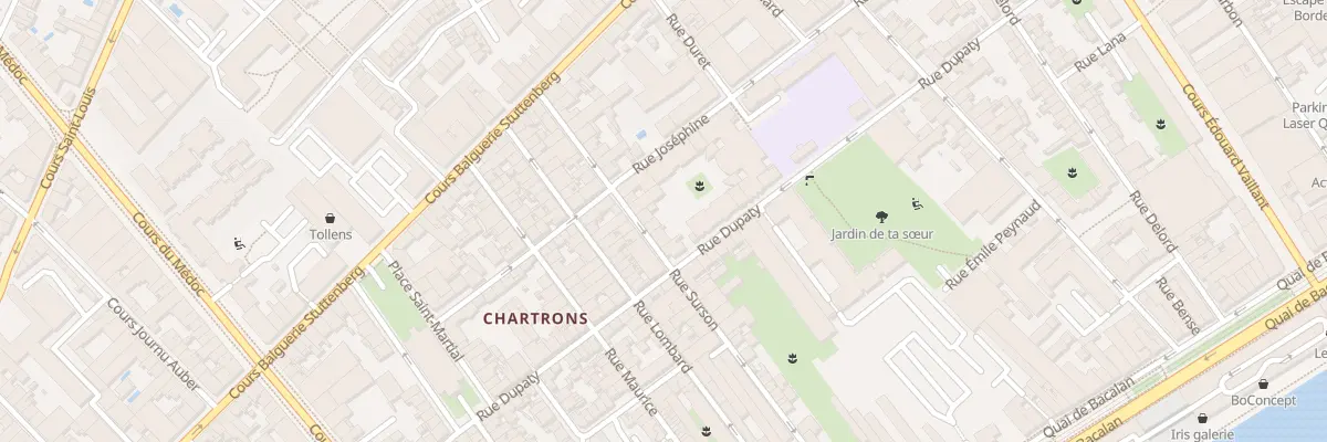 Plan du 63 Rue Surson à Bordeaux