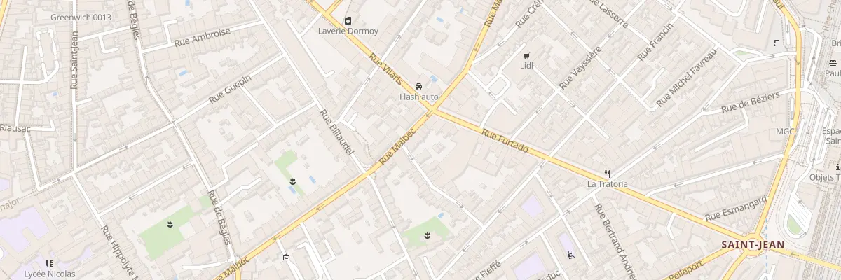 Plan du 82 Rue Malbec à Bordeaux