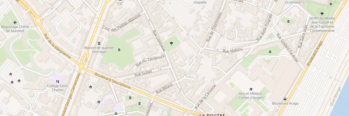 Plan du 42 Rue Lionnaise à Angers
