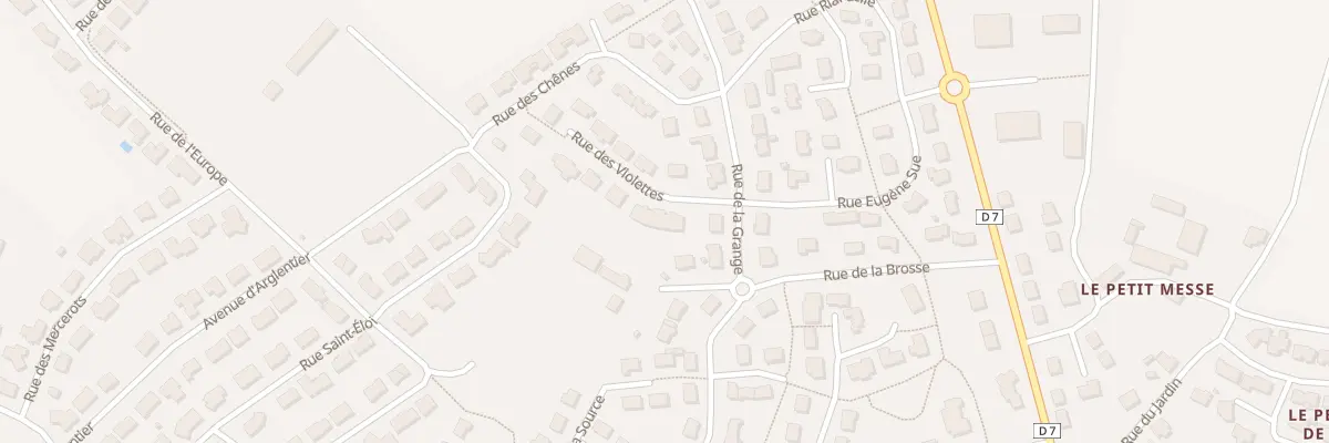 Plan du 1B Rue des Violettes à Aron