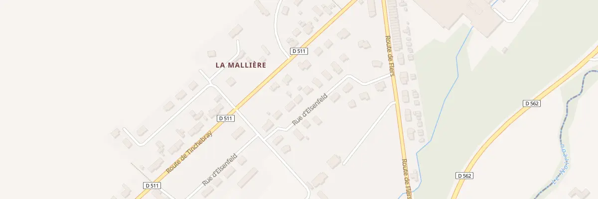 Plan du 16 Rue d’Elsenfeld - Conde à Condé-en-Normandie