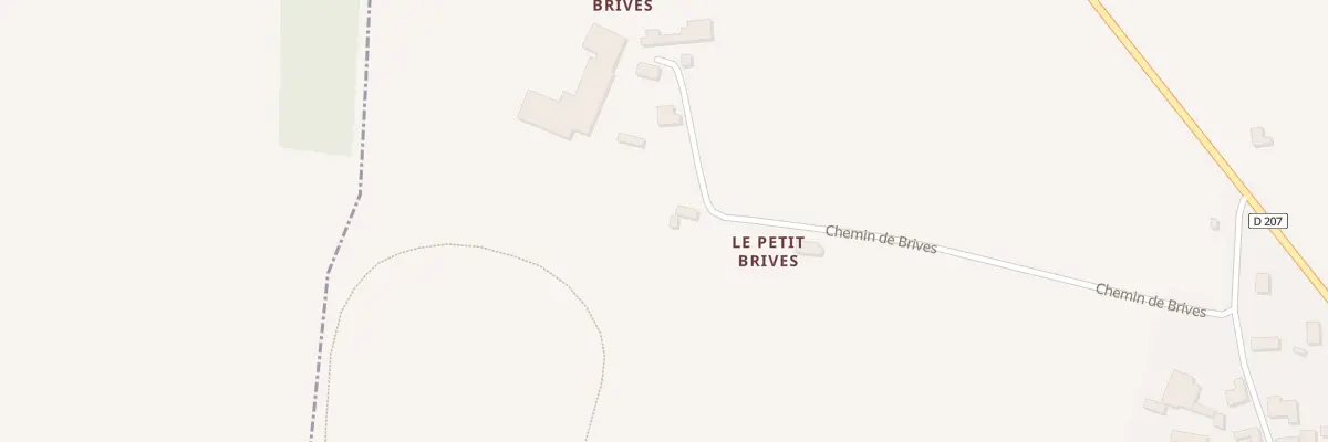 Plan du 3 Le Petit Brives à Belgeard