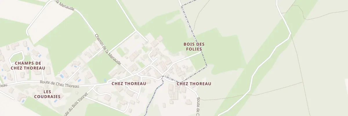 Plan du 12 Rte de Chez Thoreau à Fontcouverte