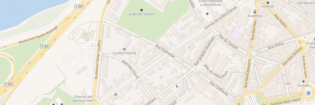 Plan du 36B Rue Faidherbe à Angers