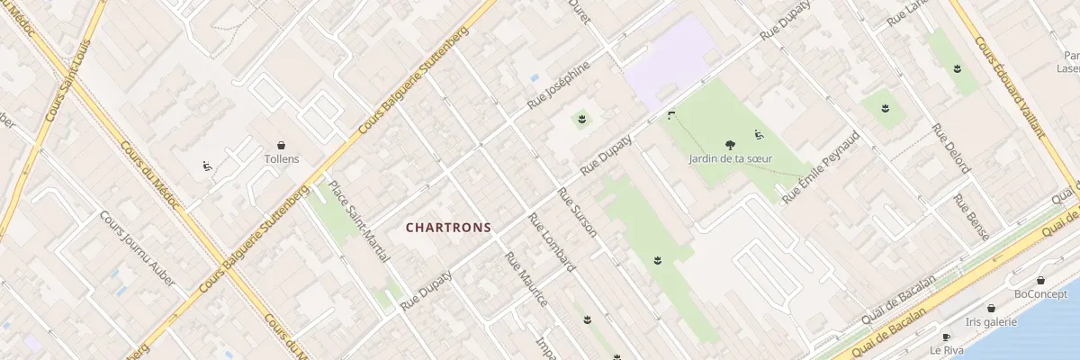 Plan du 50 Rue Surson à Bordeaux