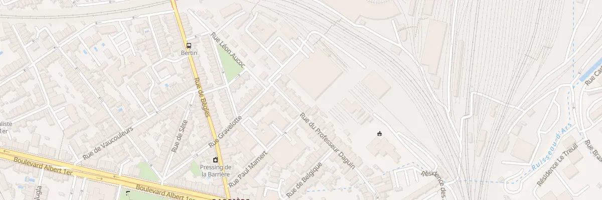 Plan du 14 Rue du Professeur Daguin à Bordeaux
