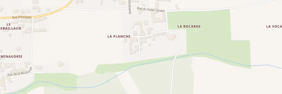 Plan du 1 Imp des Puits à La Vergne